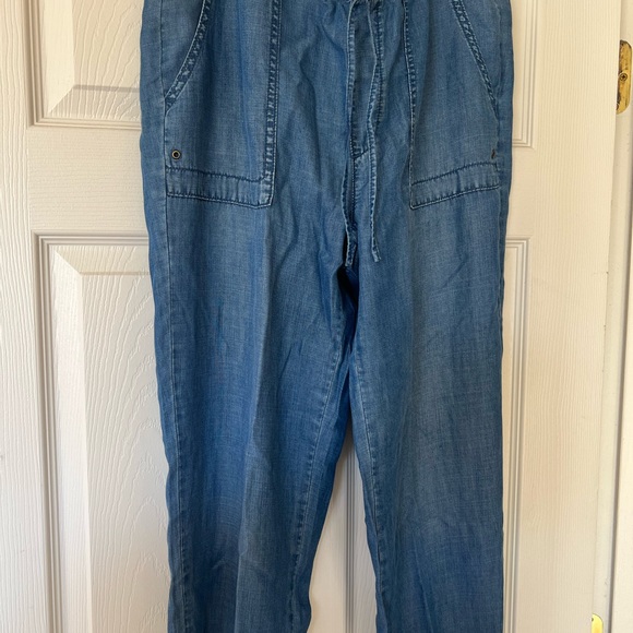 CHICO'S Pull-On Drawstring Casual Ankle Pant - Picture 4 of 7